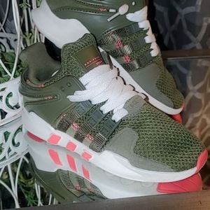 SOLD Adidas Army Green And Pink Girls Toddler Size 13 FB Marketplace